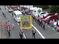 12th july 2024 dunmurry twelfth marchingband orange