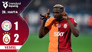 Victor Osimhen Golü | Rizespor - Galatasaray 1-2 MAÇ ÖZETİ | Trendyol Süper Lig 2024-2025