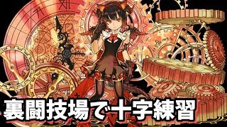 【パズドラ】火ミルで裏闘技場【十字パズルの練習】