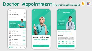 Appointment app Android Studio Project with Firebase & Kotlin