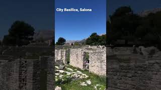 City basilica Salona Solin Croatia