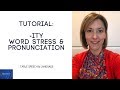 Tutorial: Word Stress - How to Stress & Pronounce the suffix ITY