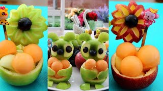 2 Simple Fruit Carving Ideas | Apple Show