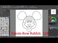 krita for beginners draw u0026 color mickey dog part 4. digital art 101 with a mouse. krita