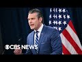 Hegseth, Caine speak at Pentagon after Trump announces 2-week ceasefire with Iran | full video