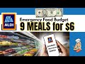 ALDI $6 FOOD CHALLENGE | BREAKFAST, LUNCH, & DINNER for 3 DAYS