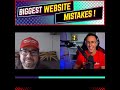 The Biggest Website Mistake #shorts