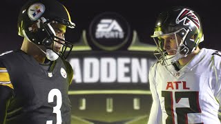 Madden NFL 24 - Atlanta Falcons Vs Pittsburgh Steelers Simulation All-Madden (Madden 25 Rosters)