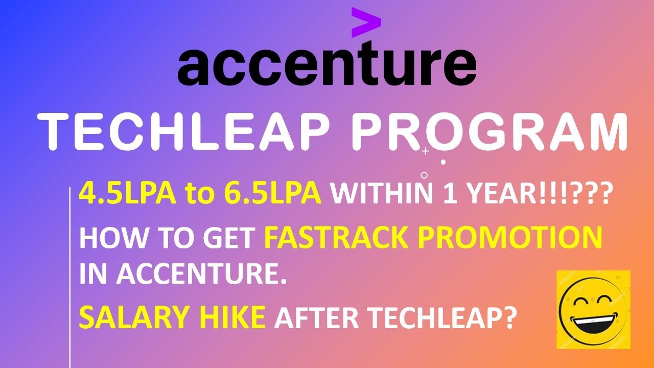 Accenture TECHLEAP Program | Fastrack Promotion In Accenture | How To ...