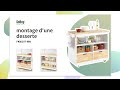 SoBuy montage d'une desserte | Montage de meuble | Notice de montage desserte | FKW107