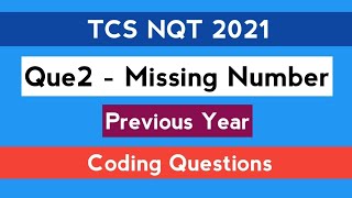 TCS NQT 2021 | Part - 2 | Previous Year Question | C | Java | Python | The Coding Bytes