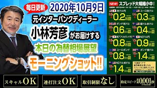 JFX小林芳彦のモーニングショット【20201009】