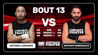 Corporate Fighter 39 - Antonio Logrinio v Anthony Maniscalco