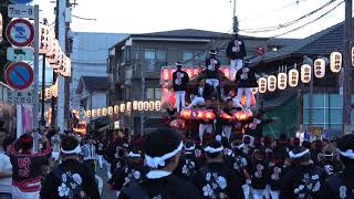 2018.10.05夕刻 堺市 鳳地区 だんじり祭り