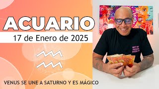 ACUARIO | Horóscopo de hoy 17 de Enero 2025