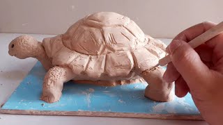 How To Make Clay Turtle Step by Step and VERY EASY