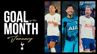 JANUARY GOAL OF THE MONTH | ft. Heung-Min Son, Harry Kane & Lucas Moura