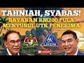 SYABAS! BANTUAN TUNAI RM200 MENYUSUL HARI INI 8 NOVEMBER.