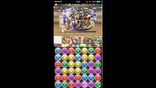 【パズドラ・マルチ】チャレンジダンジョンLv10：ノーコンクリアで好きなキャラに297振る(北米1000万DL記念)