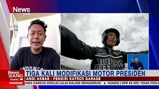 Sosok Andi Akbar, Pembuat Motor Custom Presiden Jokowi saat Coba Sirkuit Mandalika #iNewsSiang 13/11