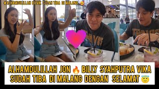 Alhamdulillah jon 😎 Billy syahputra vika sudah sampai di malang dengan selamat 😇