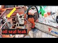 chainsaw oil seal replacement/chainsaw repairing