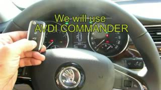 Use KD900 to make Skoda superb 2013 remote