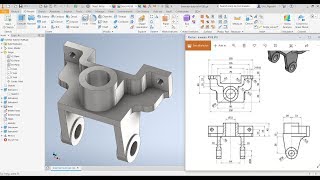 Inventor 2020 Tutorial #108 | 3D Modeling Basic