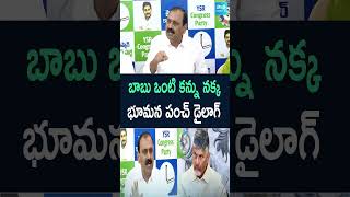 బాబు ఒంటి కన్ను నక్క..భూమన పంచ్​ డైలాగ్ #chandrababu #bhumana #supersixschemes #tdpvsycp #shorts