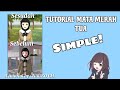 TUTORIAL MATA MERAH TUA || A TUTORIAL BY NAUKO CH #fypシ゚