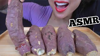 ASMR JAPANESE SWEET PURPLE YAMS (STICKY SOFT RELAXING EATING SOUNDS) LIGHT WHISPERS | SAS-ASMR