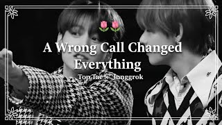 Wrong Number, Wrong Address, Right Person| Top tae | Taekook/Vkook Oneshot