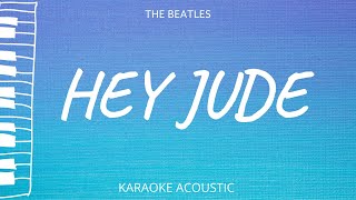 Hey Jude - The Beatles (Karaoke Acoustic Piano)