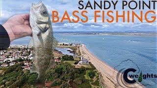 Bass Fishing At SANDY POINT, Hayling Island | Sea Fishing UK