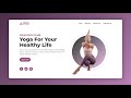 How to Create a Yoga Website Landing Page with HTML, CSS & JavaScript | Step by Step Tutorial
