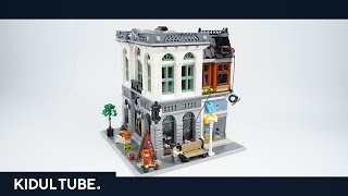 [4K] 레고 크리에이터 모듈러 10251 브릭뱅크 스탑모션 스피드 빌드 // LEGO BRICK BANK STOP MOTION