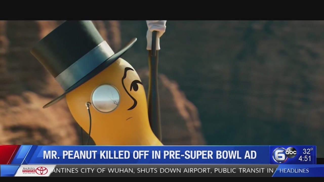 Planters Announces Death Of Mr. Peanut; Funeral To Air In Super Bowl ...