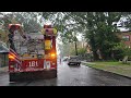 EMS And FDNY Response during Flooding at Migrant Shelter St John Villa - Staten Island