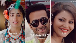 SANAM RE Title fullscreen Whatsapp status | Arijit Singh | Sanam Re song | Ajay Editor | Sad