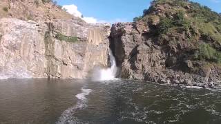 Drone View of Shimsha Falls