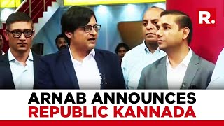 Arnab Goswami announces Republic Kannada, dedicates it to the people of Karnataka | Full Video