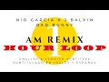 Nio Garcia x J Balvin x Bad Bunny - AM Remix 🎵 English Spanish Subtitles 🔥Inglés/Español 1 Hour LOOP