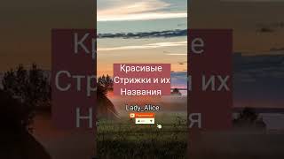 Красивые  Стрижки и их Названия