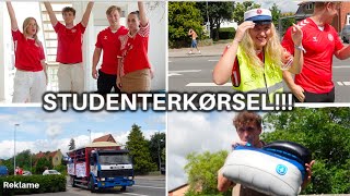 MIN KÆRESTES SØSTER ER BLEVET STUDENT!! Studenterkørsel, fest, pynter op, ølbong