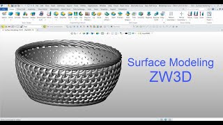 ZW3D Exercise 51 - Design a Basket