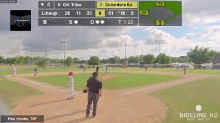 OK Tribe  vs Oklahoma Outsiders 9u (2021.06.05)