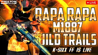 🔴RAPA RAPA M1887 GUILD TRAILS 🔥 TELUGU LIVE STEAMING NOW !! || K-siXx FF IS LIVE ||