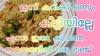 ലഞ്ച് ഇങ്ങനെ ഉണ്ടാക്കാം ഒരു തട്ടിക്കൂട്ട് ലഞ്ച്😋👍 കിടിലൻ ഉച്ചയൂണ് 👌  Easy Lunch menu