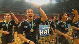 The Black Ferns first Rugby World Cup Sevens win
