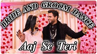 Aaj Se Teri Dance | Best Engagement Dance 2024 | Bride & Groom Dance | Sangeet Dance  | Couple Dance